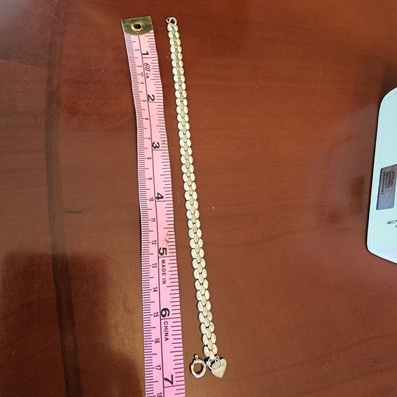 Sterling silver marked bracelet - Picture 10 of 10